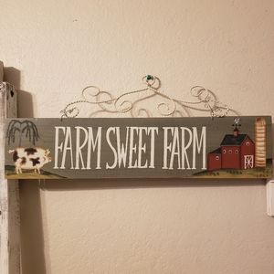 Wall decor farm sweet farm